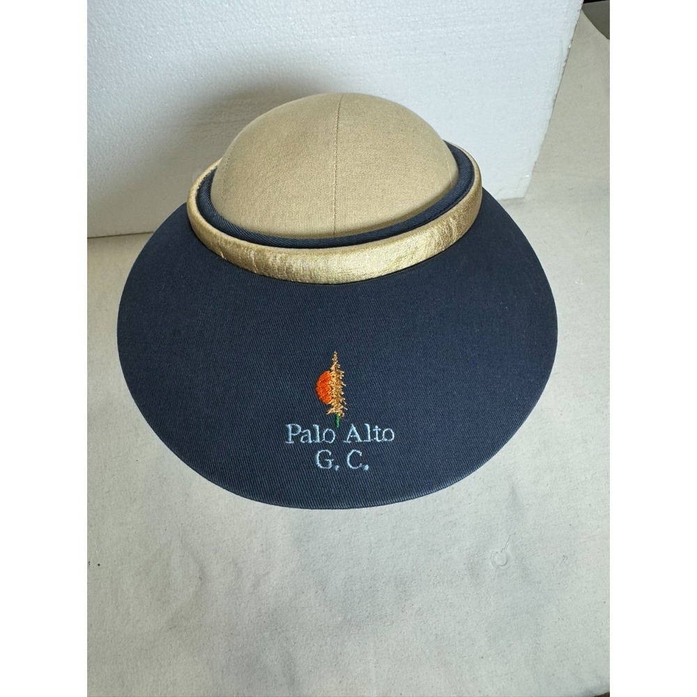 Imperial Headwear Palo Alto G.C Cap Baseball Visor Hat Sports , Navy Blue